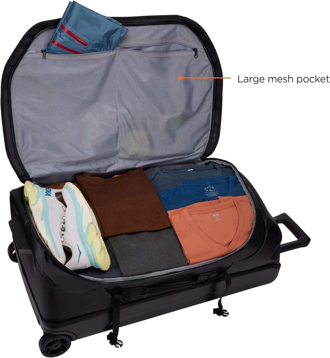 Thule Chasm Wheeled Duffel Suitcase, Black