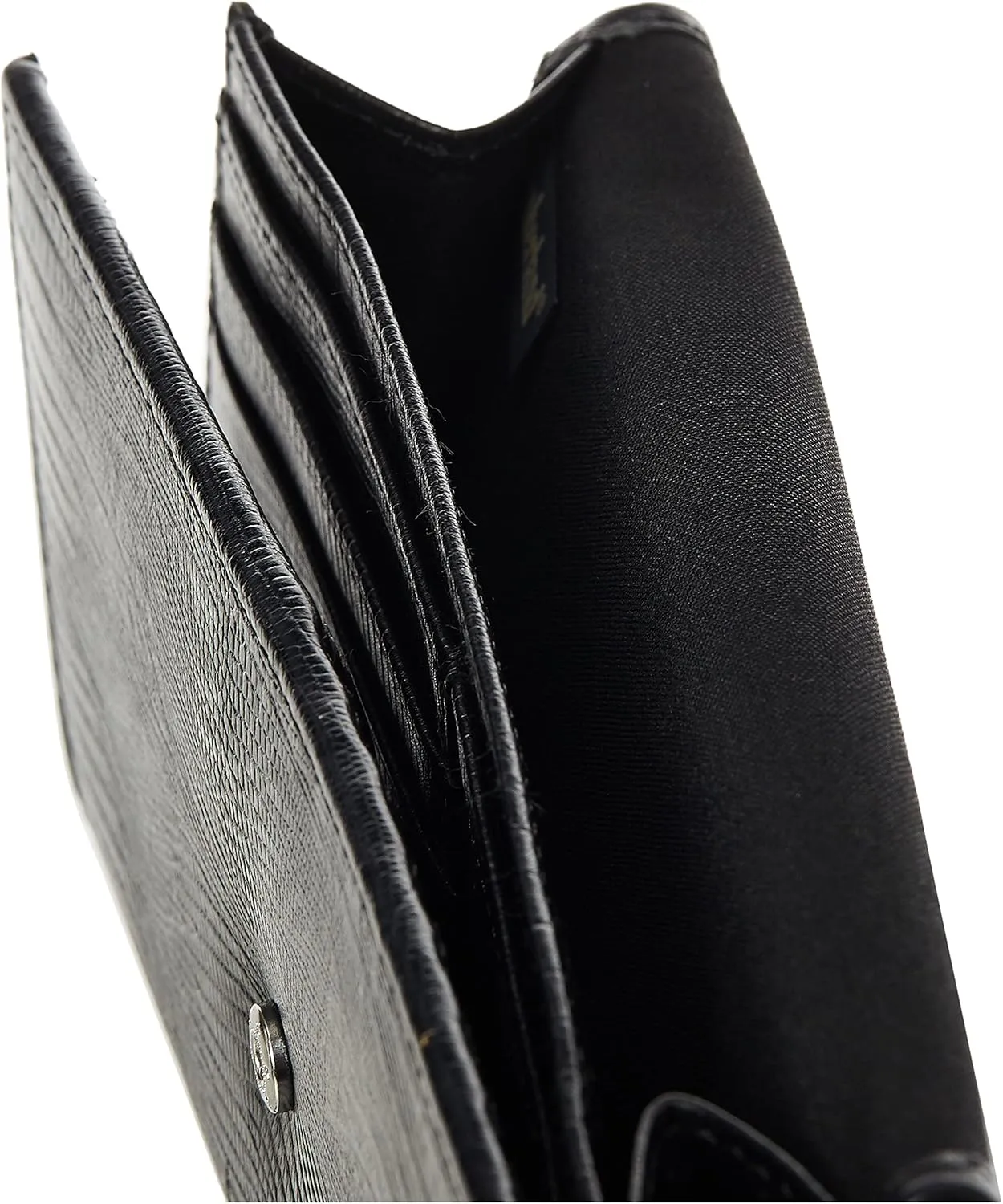 Timberland Leather RFID Flap Wallet Clutch Organizer, Black (Exotic)