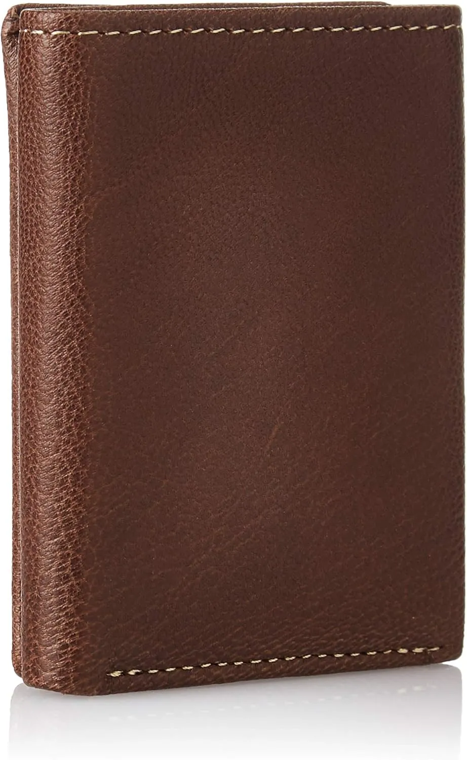 Timberland Men's Genuine Leather Rfid Blocking Trifold Wallet, Brown, One Size