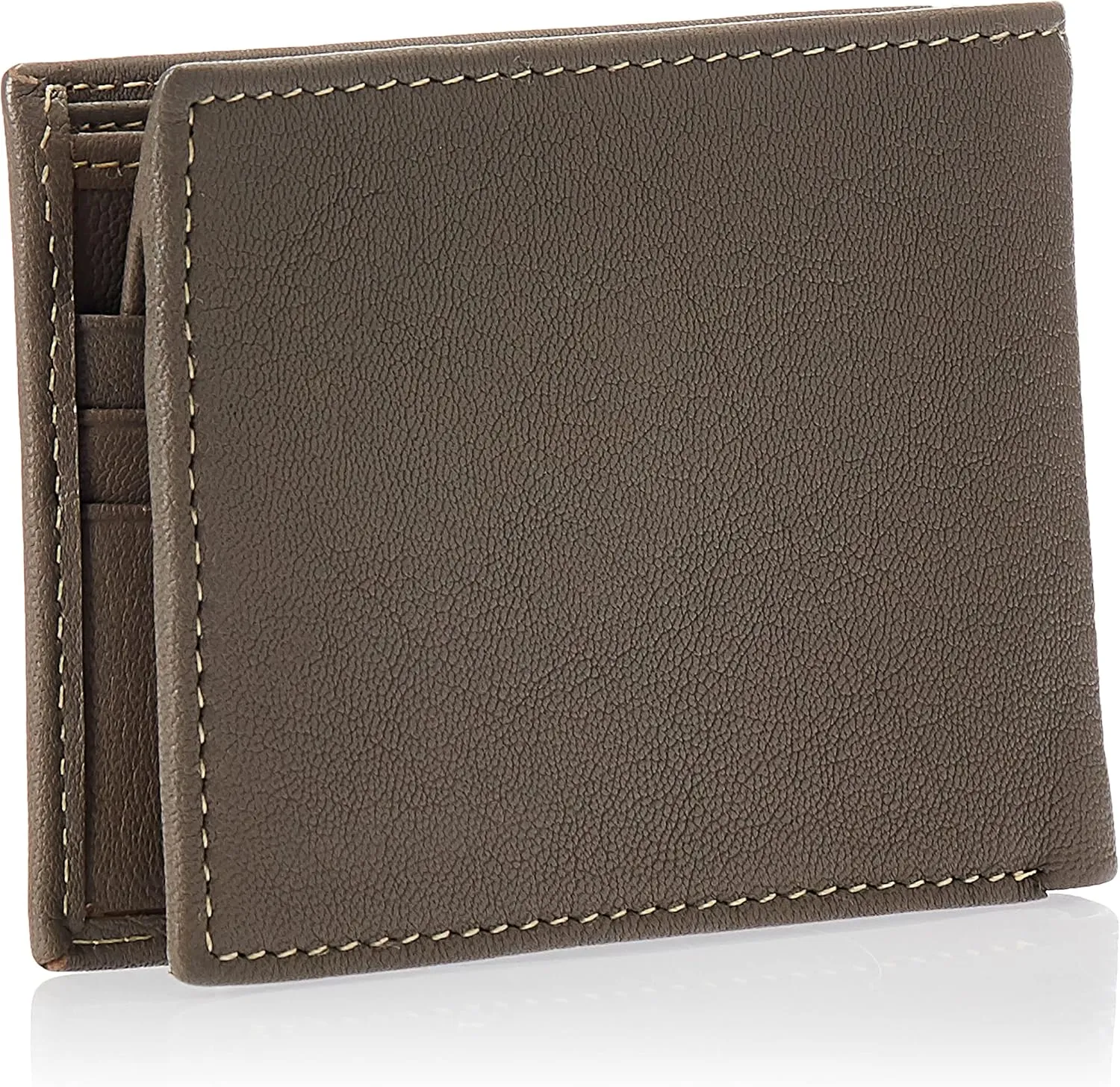 Timberland Men's Leather Passcase Security RFID Wallet, Charcoal, One Size
