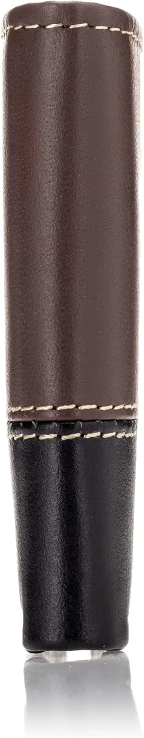 Timberland Men's Leather Passcase Trifold Wallet Hybrid, Brown/Black, One Size