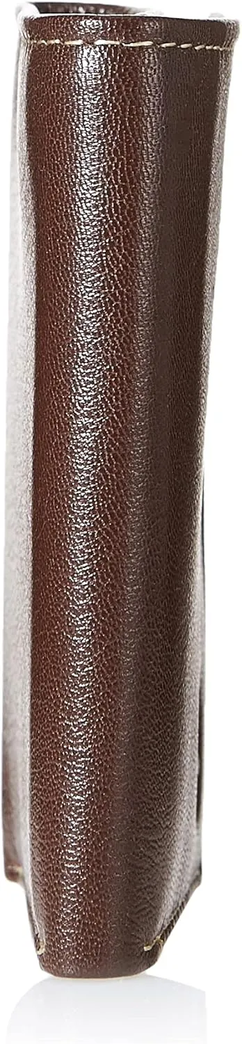 Timberland Men's Leather Trifold Wallet With Id Window, Brown (Blix), One Size