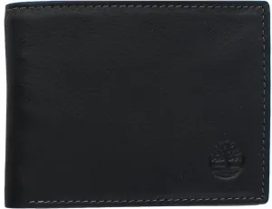 Timberland Men's Wellington Leather RFID Bifold Commuter Security Wallet