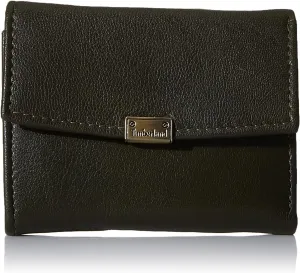 Timberland womens Leather Rfid Small Indexer Snap Wallet Billfold, Grape Leaf, One Size