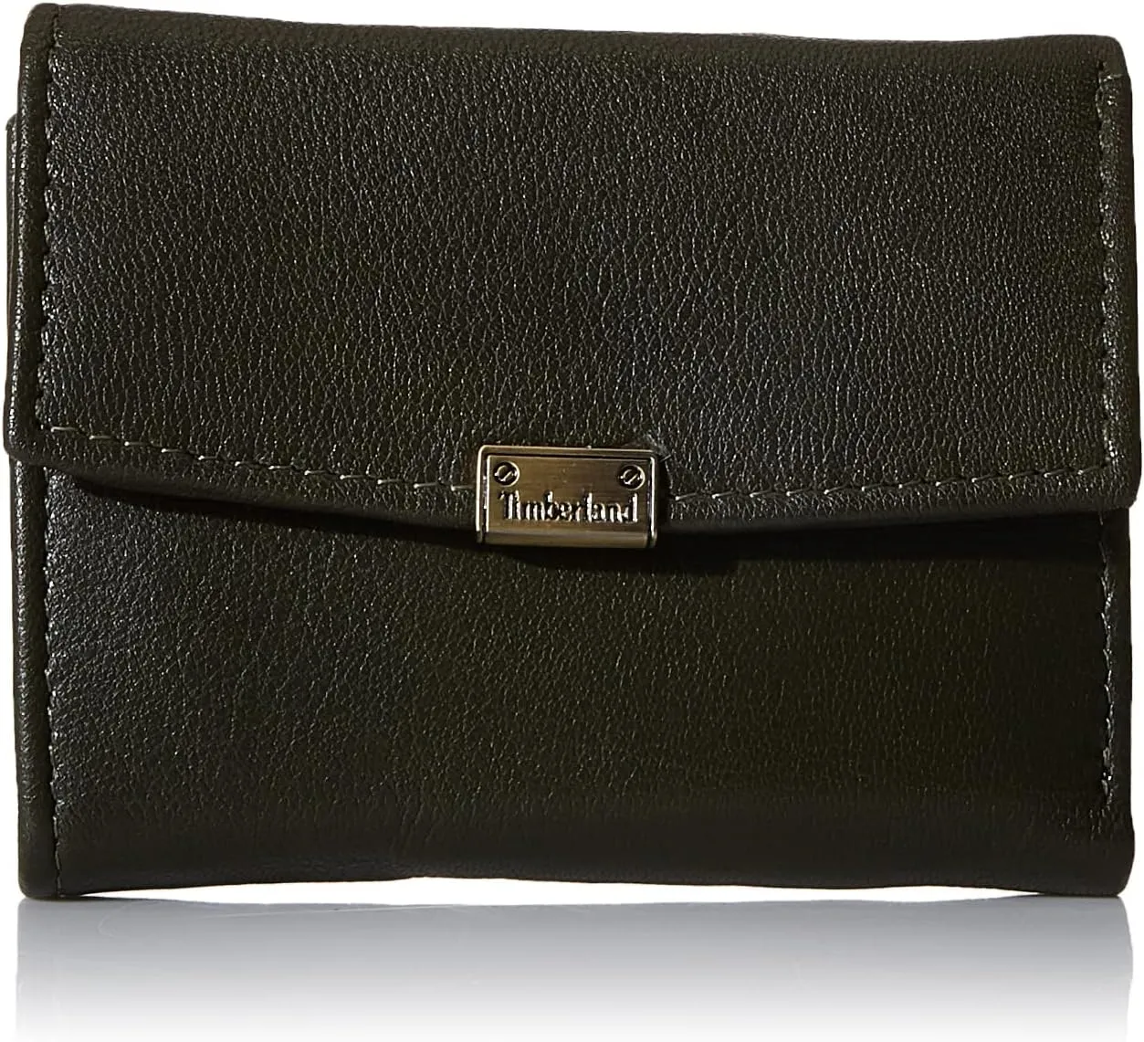 Timberland womens Leather Rfid Small Indexer Snap Wallet Billfold, Grape Leaf, One Size