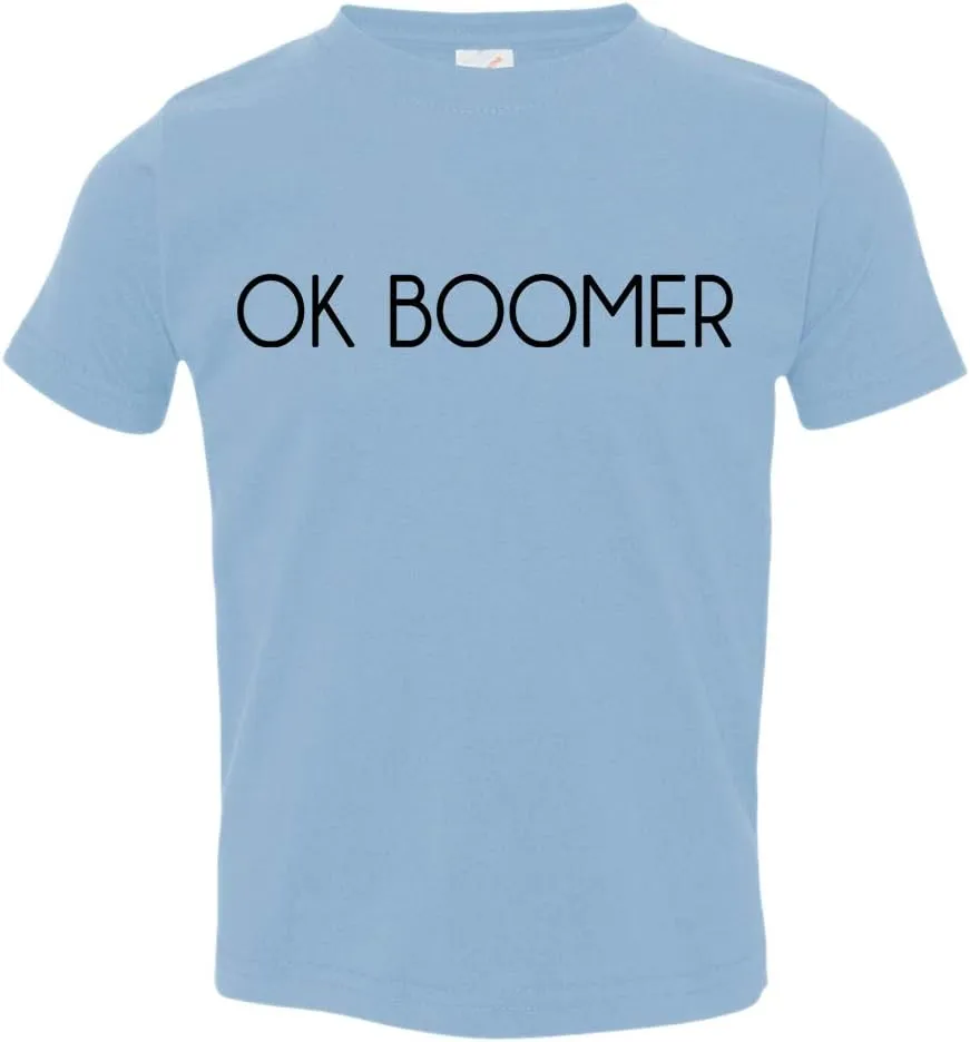 Toddler OK Boomer Stop Global Warming Swarbrick Climate OkBoomer Tee