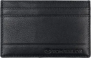 TOM TAILOR Bela Men's Credit Card Holder RFID Leather Small Black, black, S