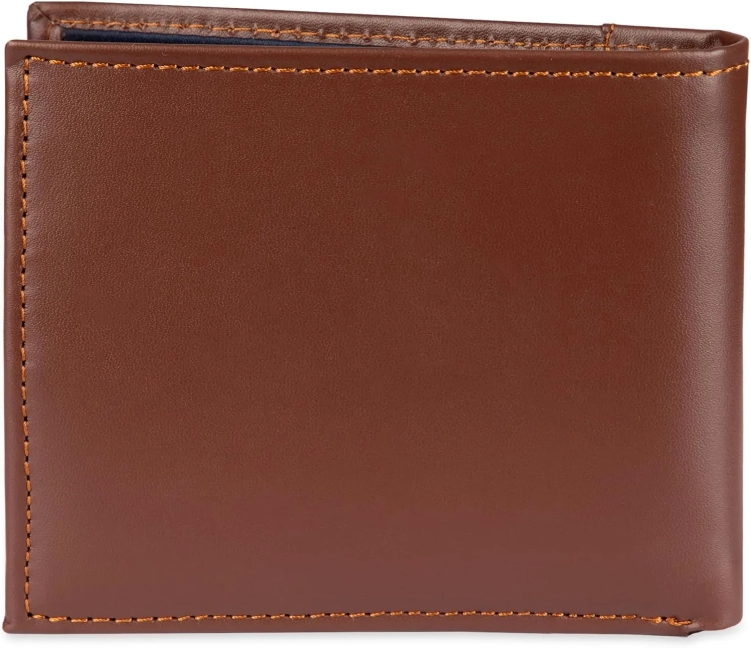 Tommy Hilfiger Men's Leather Wallet – Slim Bifold with 6 Credit Card Pockets and Removable ID Window