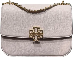Tory Burch Britten Small Adjustable Shoulder Bag with Gold Tone Hardware (Delicate Pink)