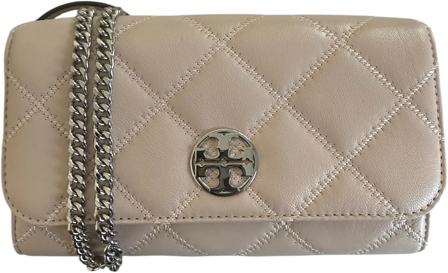 Tory Burch Willa Leather Chain Wallet Shoulder Bag