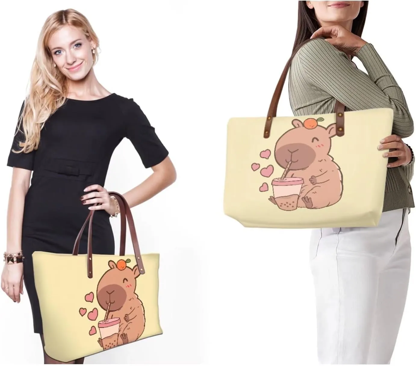 Tote Bag and Wallet Set for Women Handbags with Matching Wallets Satchel Purse 2PCS Clutch Purse for Outdoor