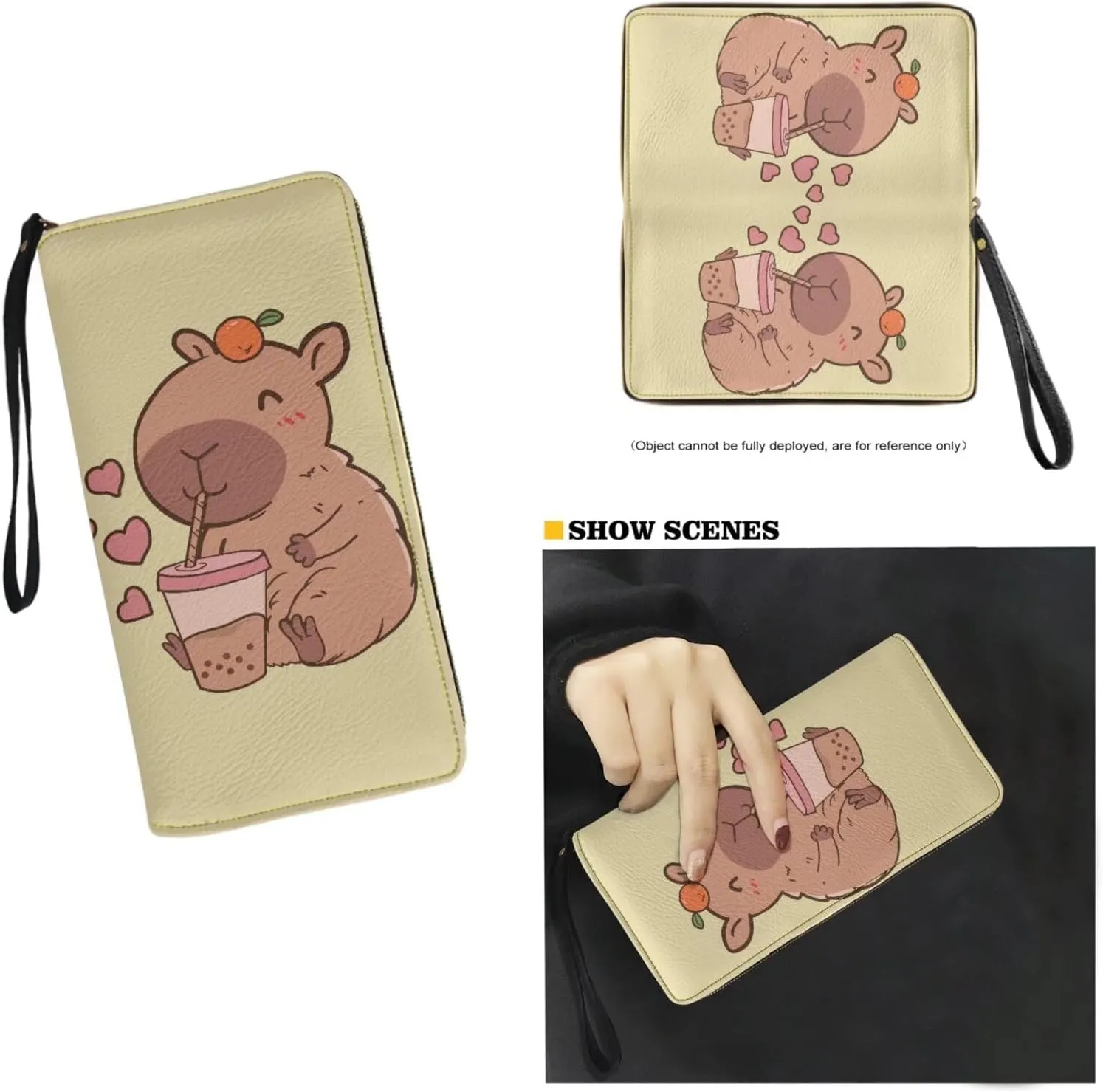Tote Bag and Wallet Set for Women Handbags with Matching Wallets Satchel Purse 2PCS Clutch Purse for Outdoor