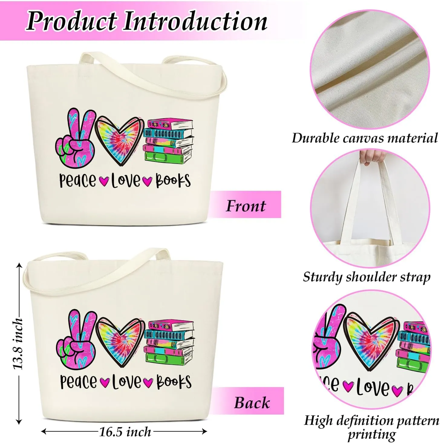 Tote Bag Canvas Handbag