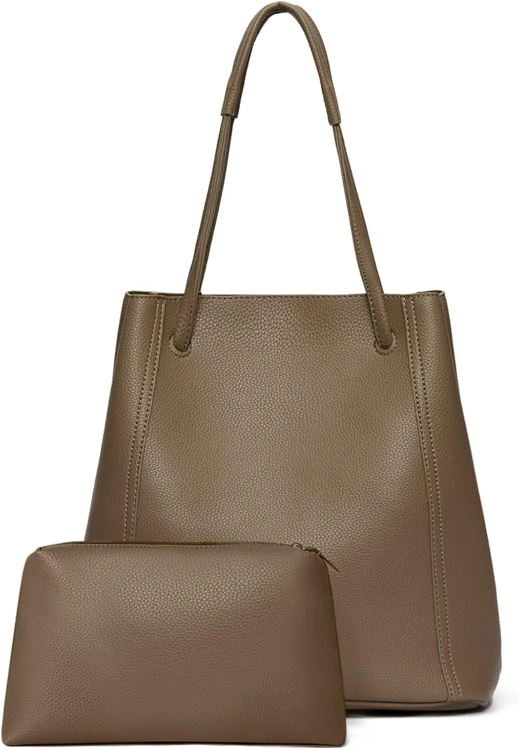 Tote Bag for Women Large Shoulder Bag Work Casual Handbags 2025 with Adjustable Strap 2PCS