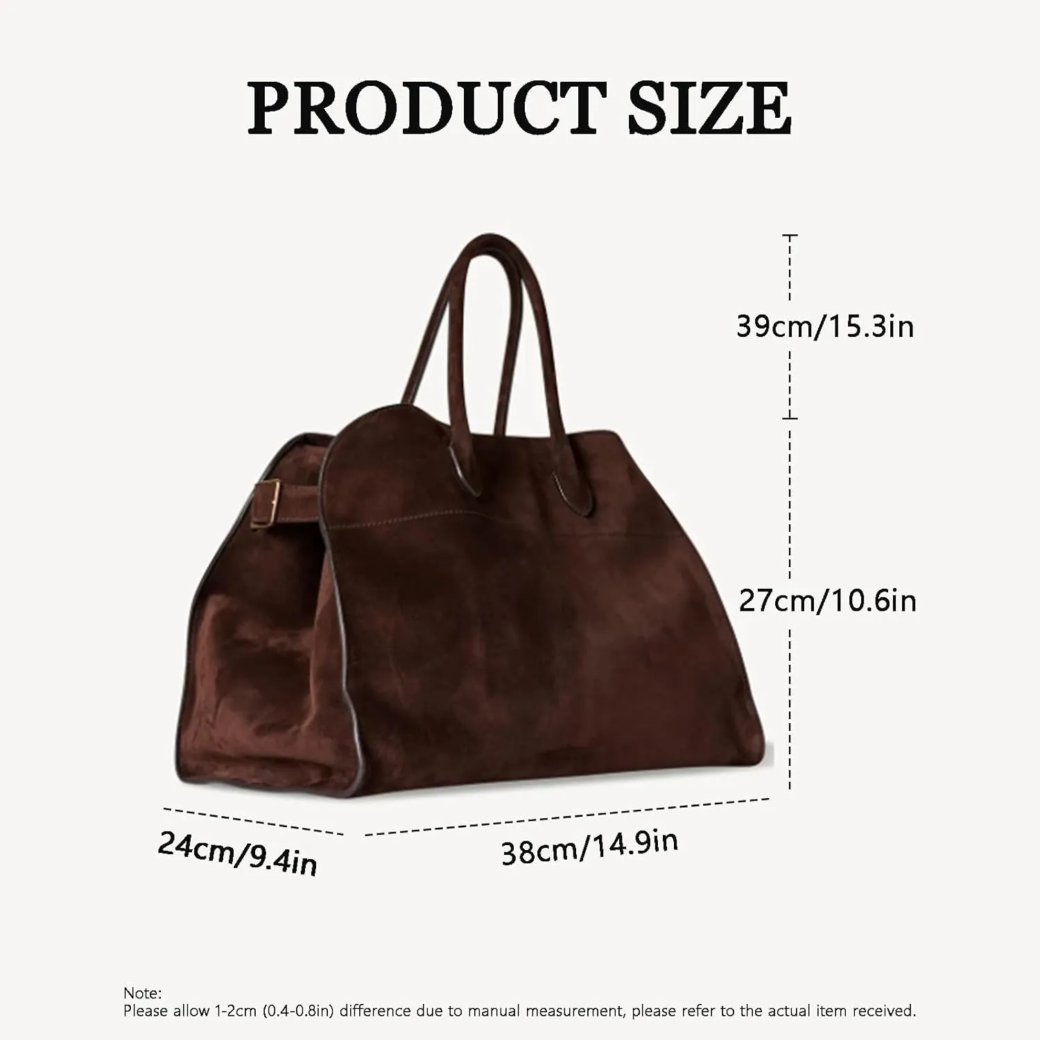 Tote Bag for Women, Soft Suede Satchels Bag, Fashion Vintage Top Handle Handbag, Large Capacity Shoulder Bag Hobo Purse.