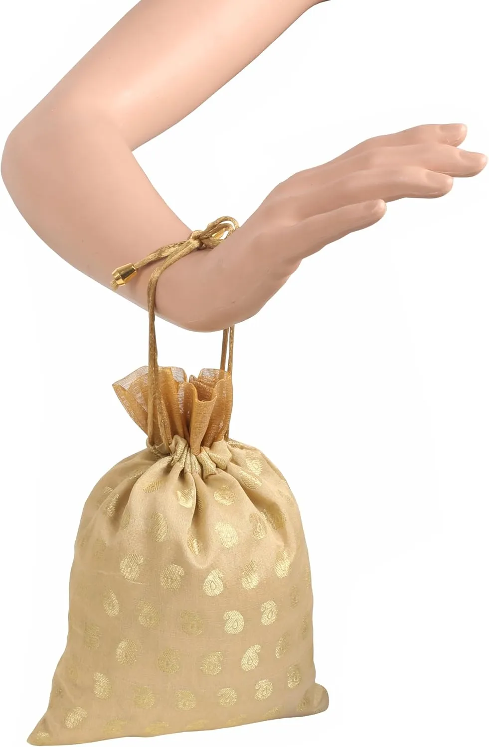 Touchstone Drawstring Bags Traditional Indian Handcrafted Fabric Perfect for Gifts Jewelry Weddings Pouches Purses Potli