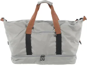 Travel Duffel Bag Dry Wet Separated Sports Gym Bag Shoulder Weekender Overnight Bag Large Capacity for Men Women Oxford Cloth Lightweight Multi Purpose Design for Travel Gym (Grey)