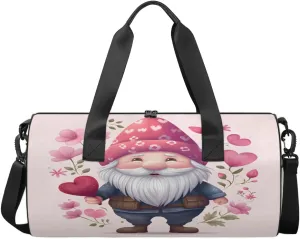Travel Duffel Bag Dwarf Flower Sports Gym Bag for Womens Mens, Waterproof Weekend Overnight Bag Lightweight Carry on Bag for Airplanes Yoga Dance Beach Swim Hospital Holdalls,A-408
