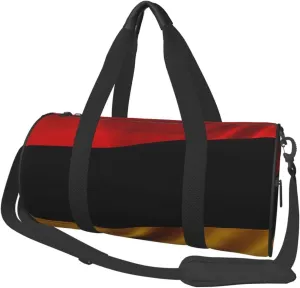 Travel Duffel Bag Foldable Weekender Travel Bag Germany Flag Sports Tote Gym Bag Large Capacity Weekender Overnight Bag Lightweight Carry On Luggage Bag for Men Women