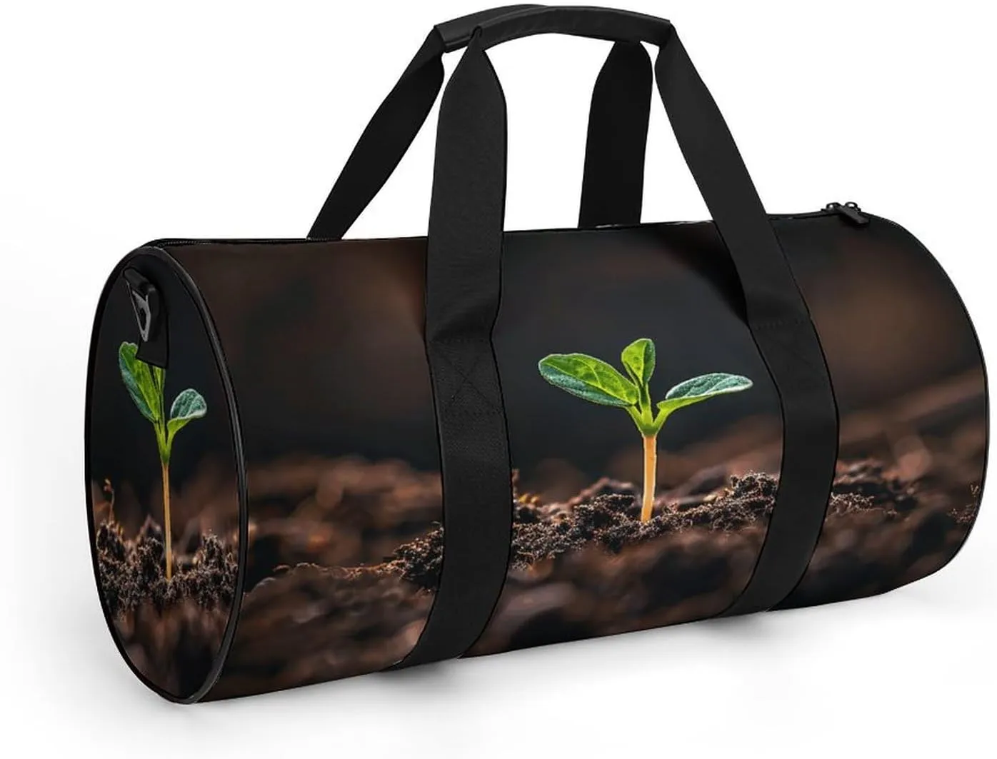 Travel Duffel Bag for Men And Women,A Seedling Sprouts Waterproof Sports Fitness Bag Portable Travel Duffel Bag