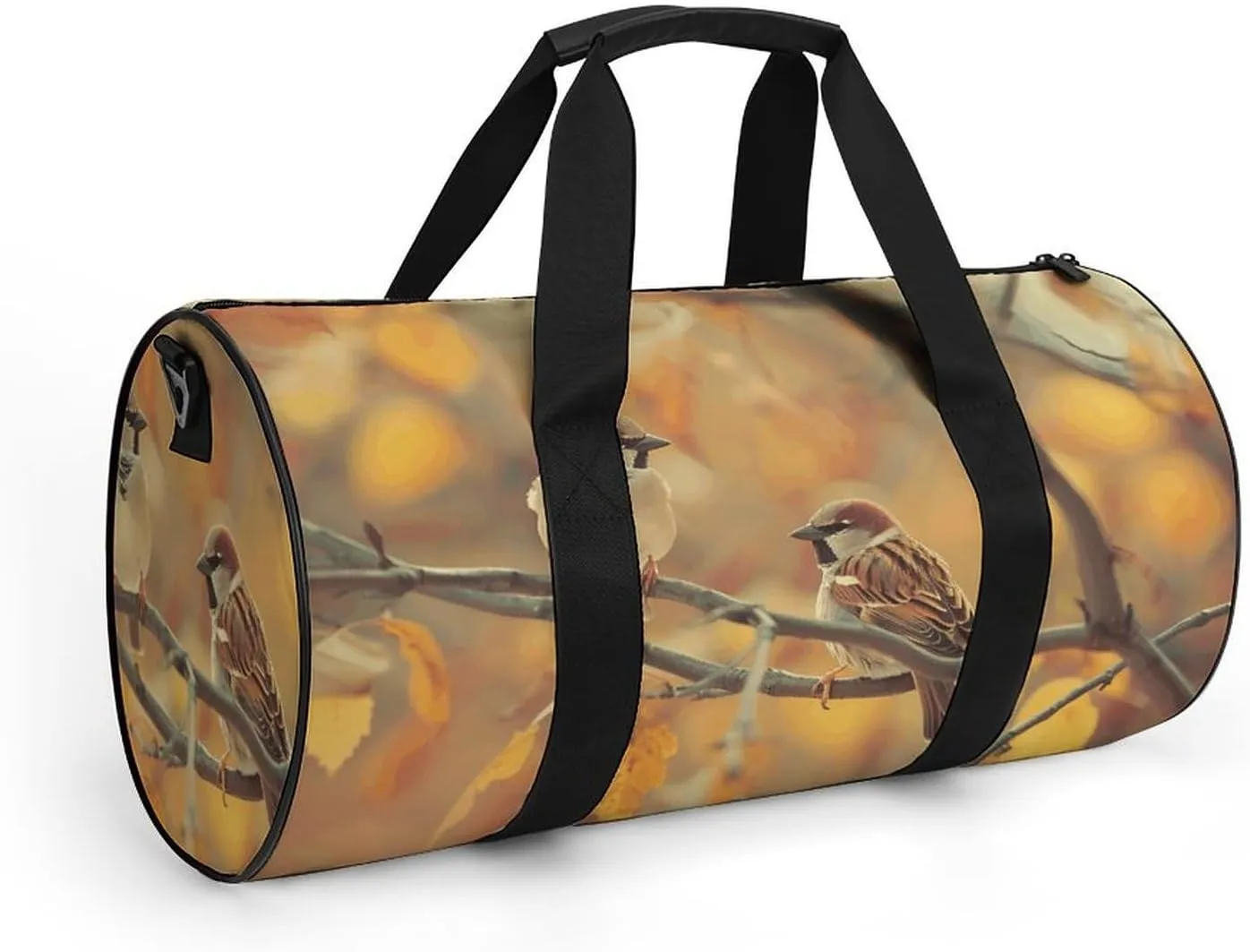 Travel Duffel Bag for Men And Women,Birds Lower Their Heads Waterproof Sports Fitness Bag Portable Travel Duffel Bag