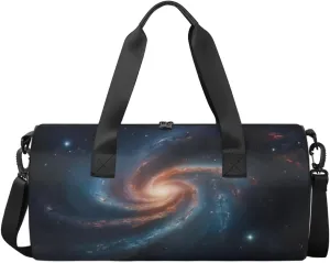 Travel Duffel Bag Nebula Universe Galaxy Sports Gym Bag for Womens Mens, Waterproof Weekend Overnight Bag Lightweight Carry on Bag for Airplanes Yoga Dance Beach Swim Hospital Holdalls,A-1309