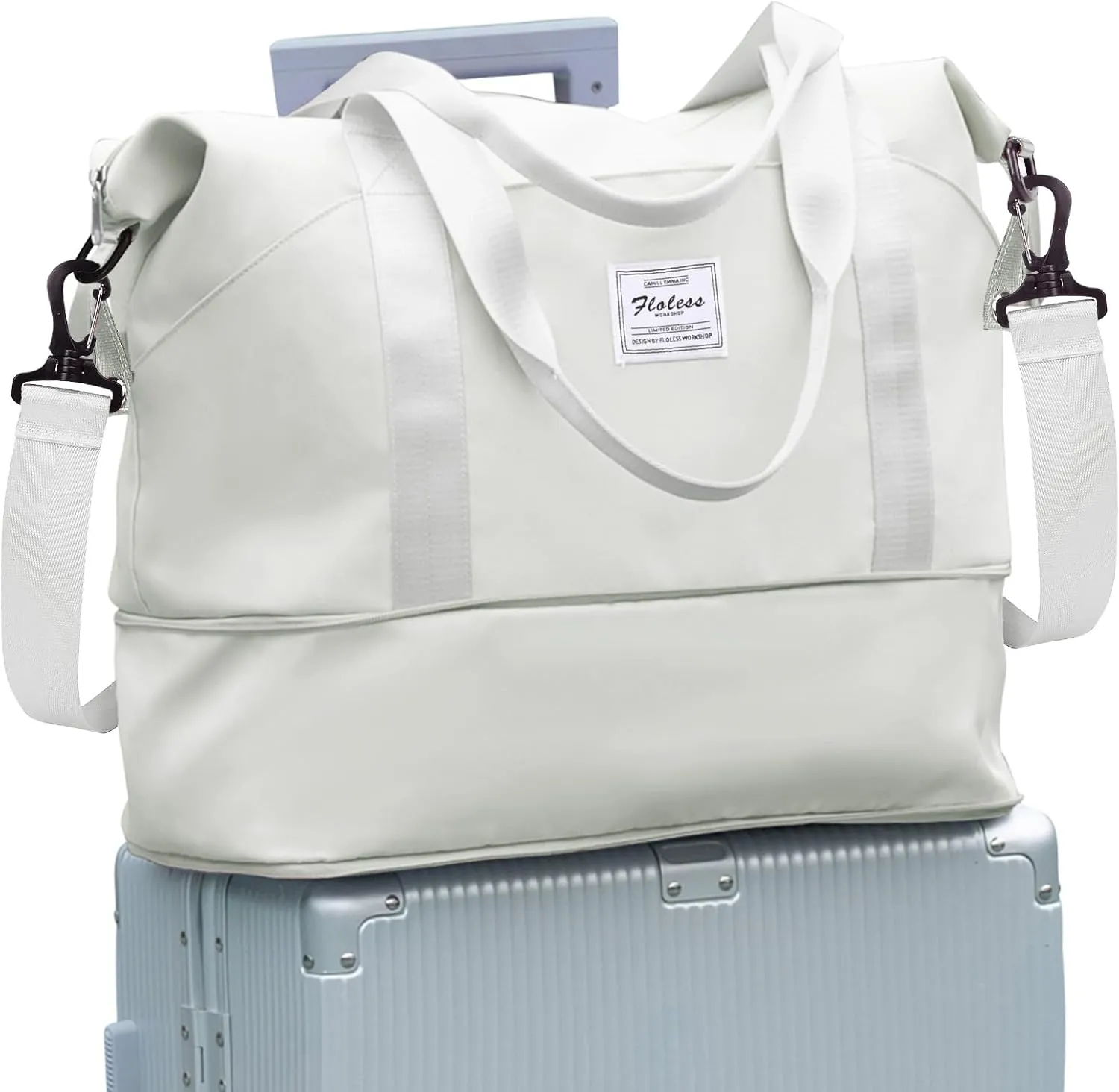 Travel Duffel Bag, Sports Tote Gym Bag, Shoulder Weekender Overnight Bag for Women