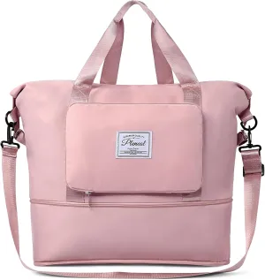 Travel Duffle Bag - Overnight Shoulder Bag for Women, Waterproof Weekender Bag Carry On Tote Bags Tote Gym Bag for Women