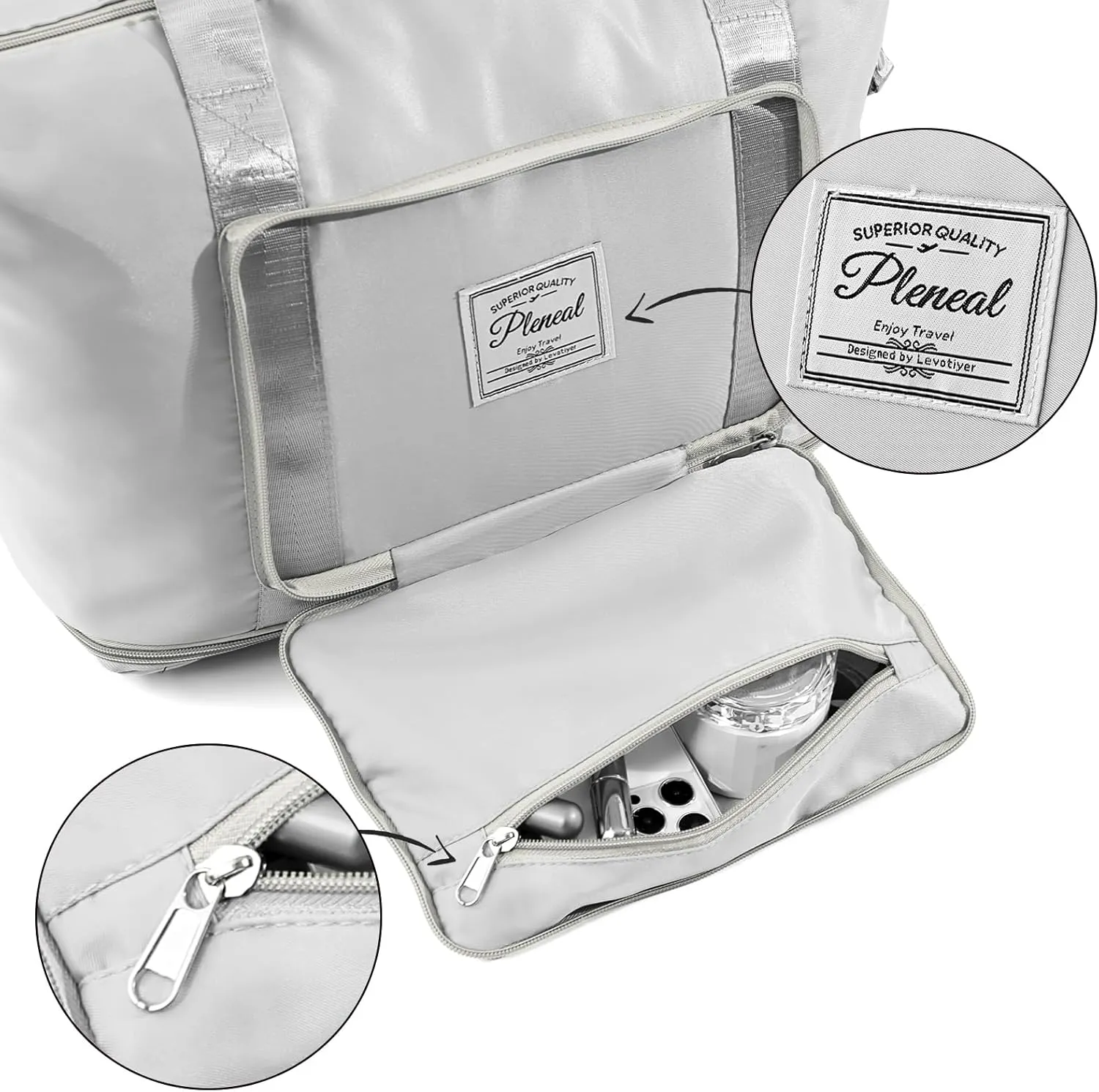 Travel Duffle Bag - Overnight Shoulder Bag for Women, Waterproof Weekender Bag Carry On Tote Bags Tote Gym Bag for Women
