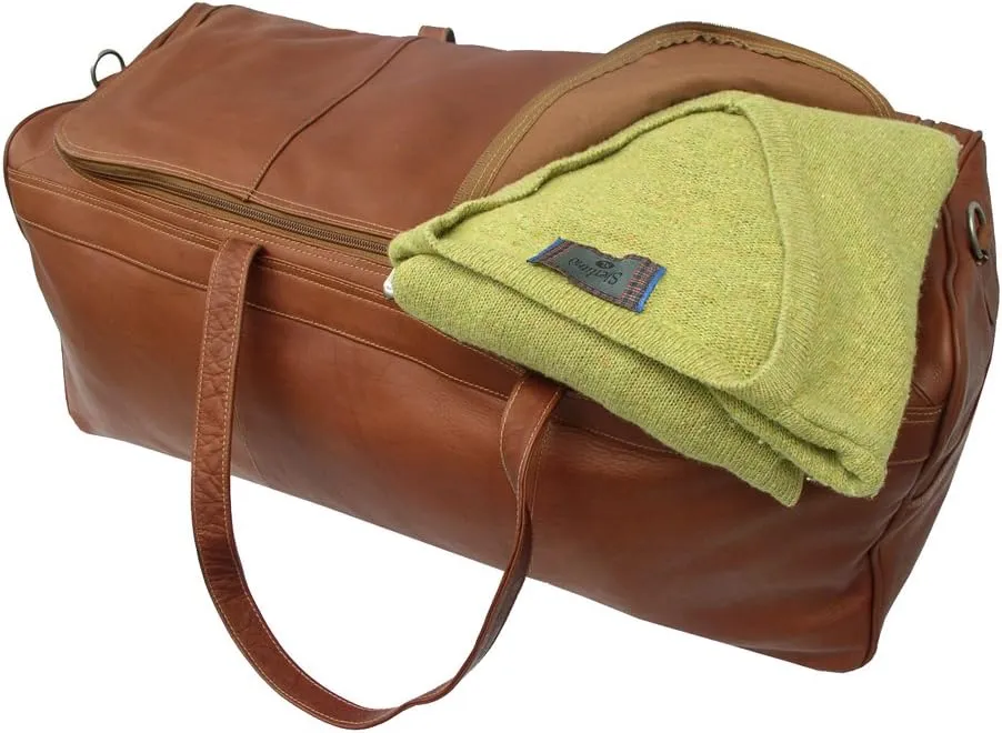 Traveler's Select Large Duffel Bag, Saddle, One Size