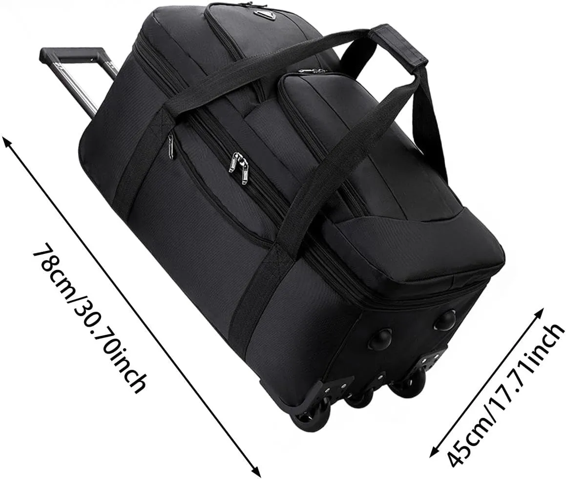 Traveler's Wheeled Adventure Bag for Outdoor Exploration