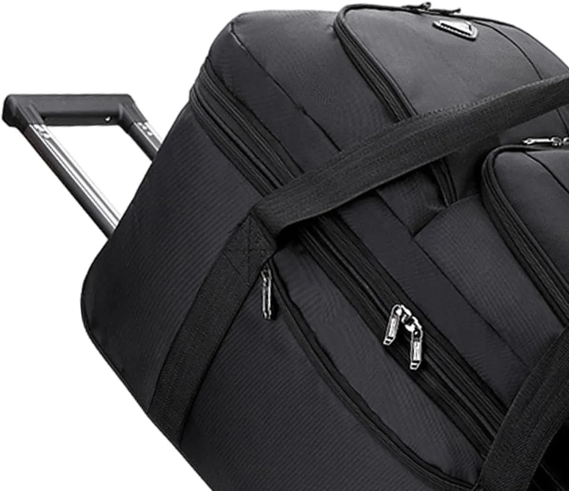 Traveler's Wheeled Adventure Bag for Outdoor Exploration