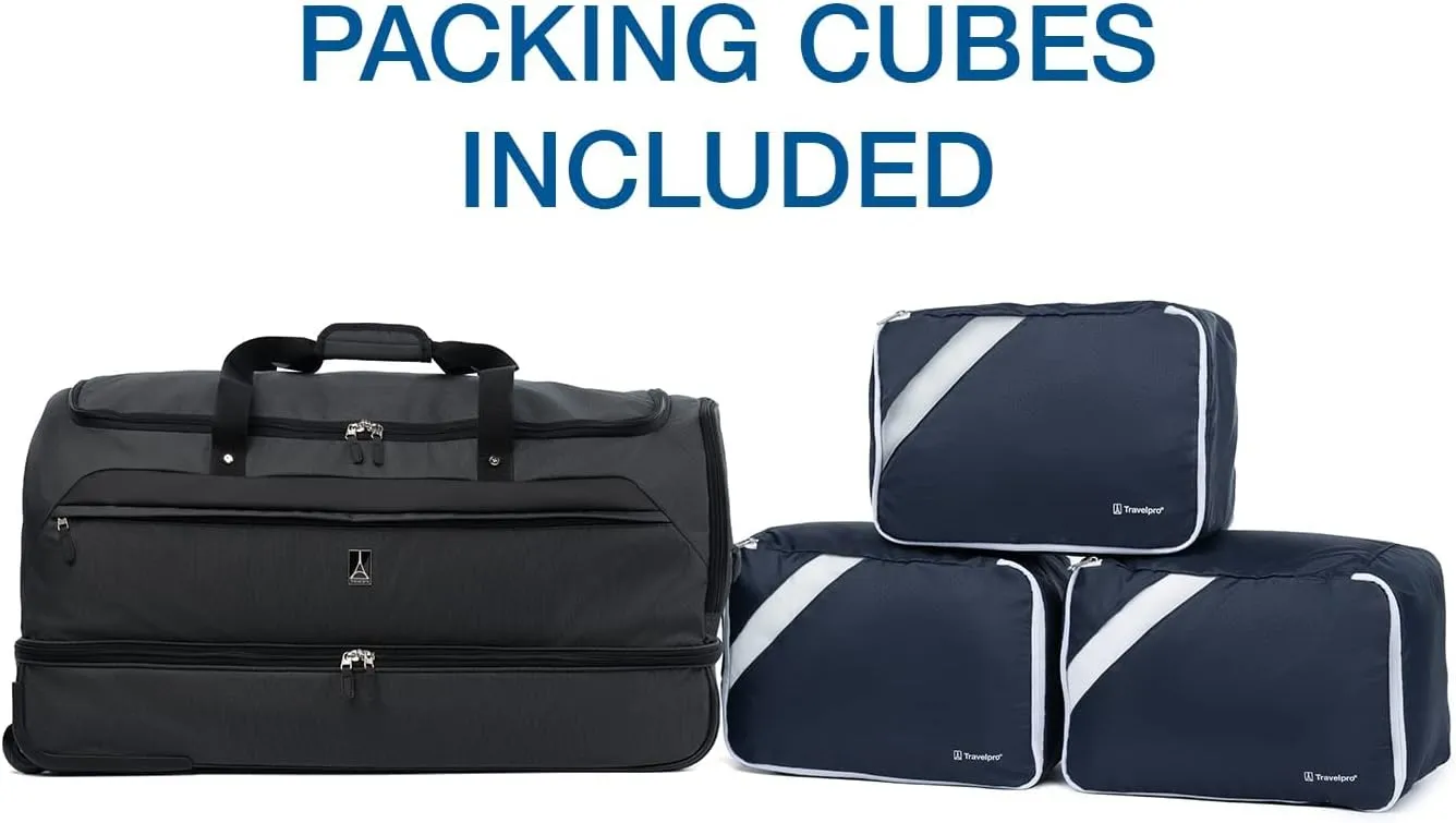 Travelpro Roadtrip 30 Drop-Bottom Rolling Duffel with Packing Cubes