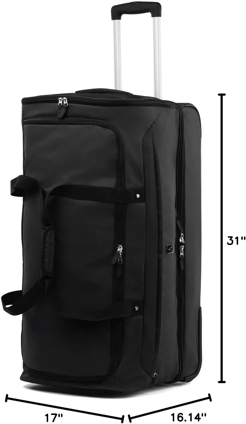 Travelpro Roadtrip 30 Drop-Bottom Rolling Duffel with Packing Cubes