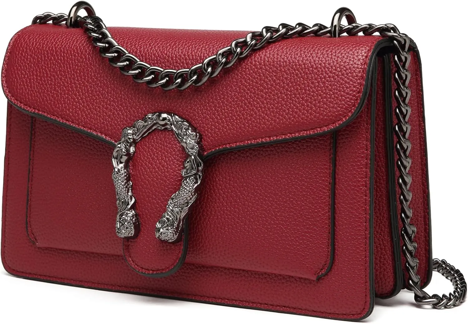 Travistar Crossbody Bags for Women Small Handbags PU Leather Shoulder Bag Purse Evening Bag Quilted Satchels with Chain Strap