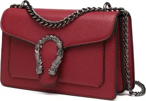Travistar Crossbody Bags for Women Small Handbags PU Leather Shoulder Bag Purse Evening Bag Quilted Satchels with Chain Strap