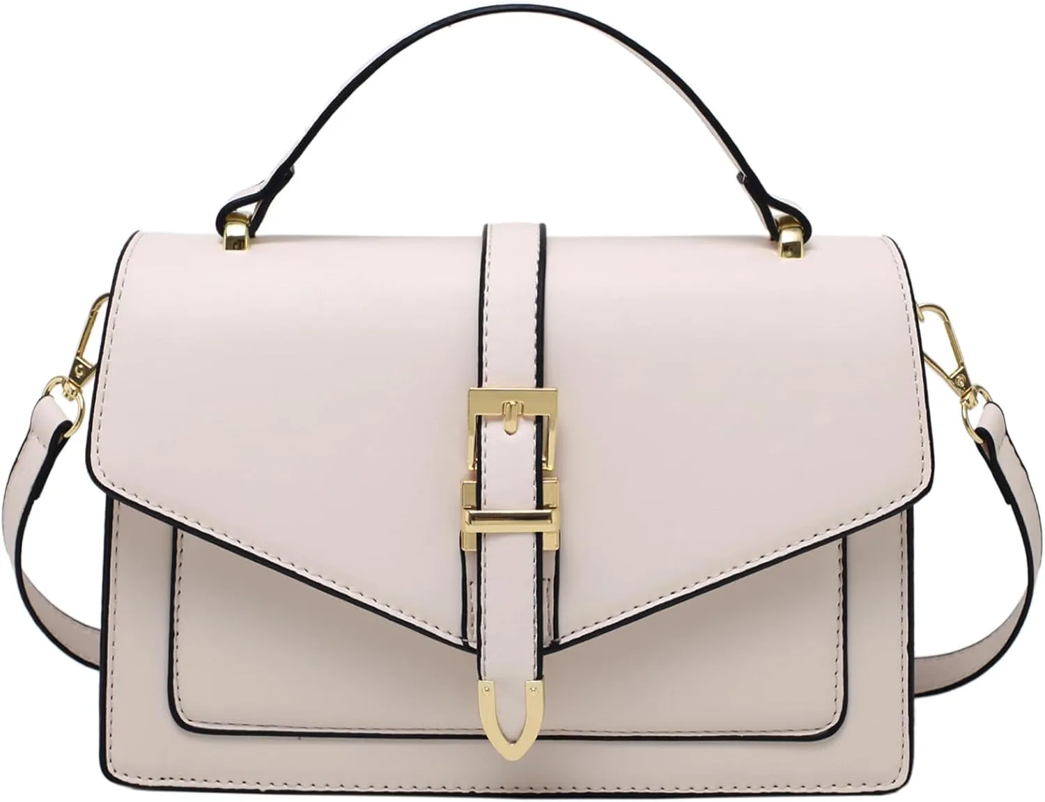 Travistar Crossbody Bags for Women Trendy - Small Cross Body Purse Shoulder Bag Leather Handbags Evening Clutch with 2 Straps