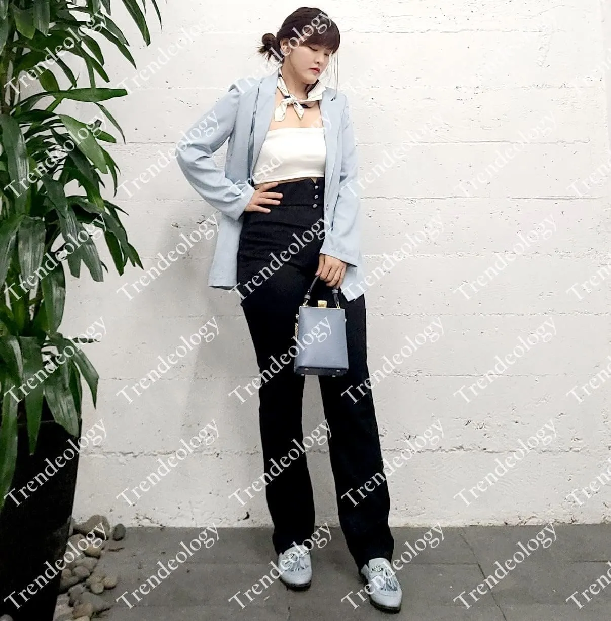 Trendeology Crocodile Ostrich Snake Leopard Frame Small Vegan Leather Handle Clutch Purse