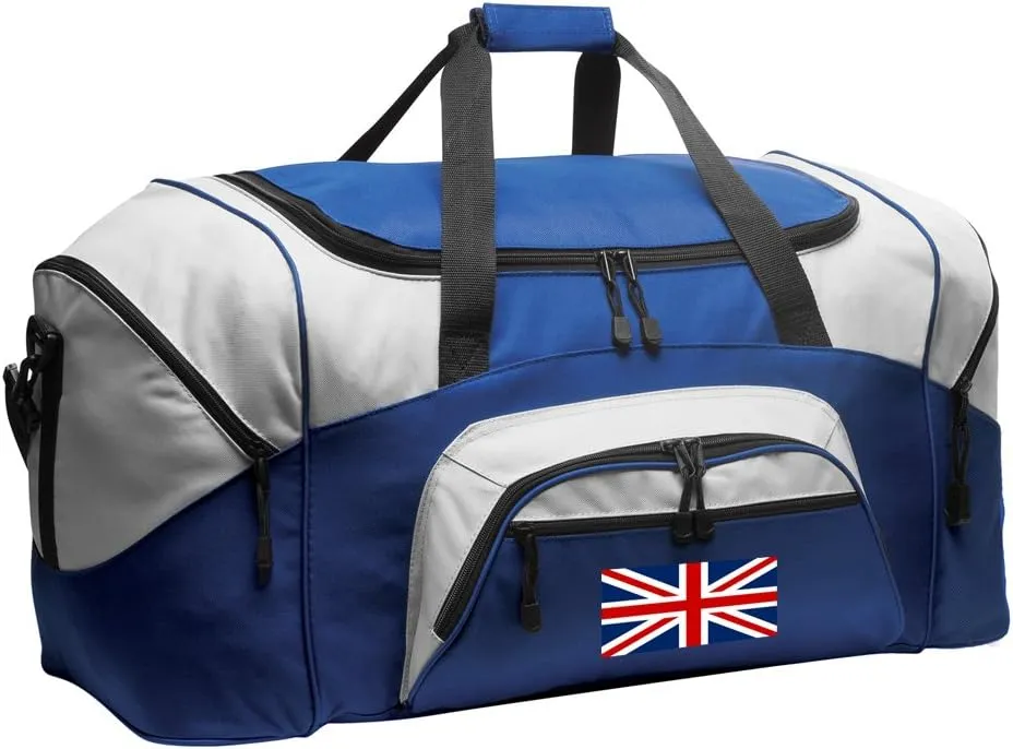UK Flag Suitcase Duffel Bag Large England British Flag Duffle