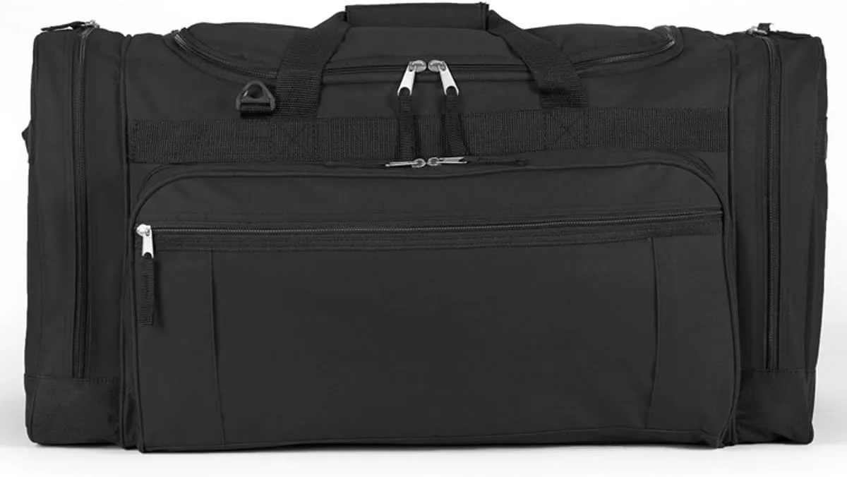Ultra Club U3906 Large Duffel Bag - One - Black