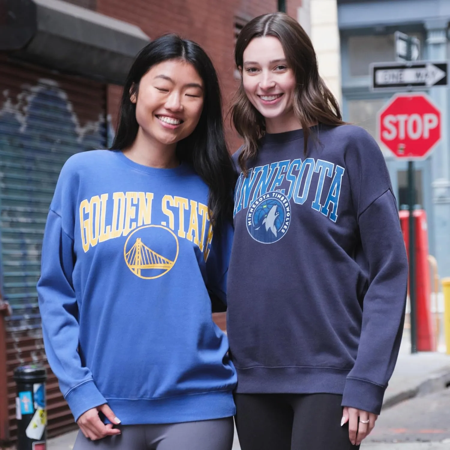 Ultra Game Women's NBA Official Super Soft Oversized Sweatshirt