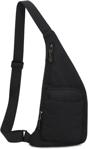 Ultralight Sling Bags Outdoor Hiking Daypacks Chest Shoulder Bag Men Crossbody Bags Women Waist Bag Cover Pack Rucksack for Travel Hiking Bicycle Sport Gym Daypacks Small DaypacksBlack B