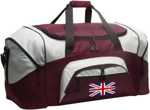 United Kingdom Gym Bag Deluxe England British Flag Duffle Bag