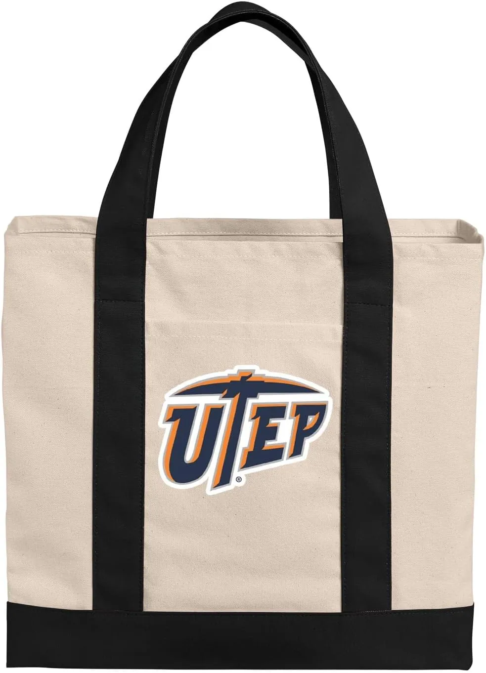 UTEP Miners Tote Bag or OFFICIAL Canvas UT El Paso Logo Totes