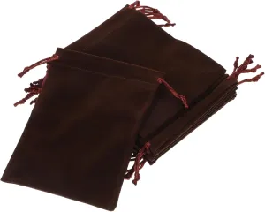 UTHCLO 20pcs Portable Drawstring present Bags Short Plush Pouches for Jewelry Treats and Party Supplies for Home Storage and Outdoor Use