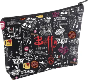 Vampire Merchandise Inspired Tote Bag Vampire Lovers Shoulder Bag 90s TV Show Gift Vampire Character Gift (BufyVampireMupBlk)