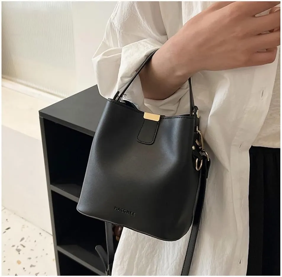Vanilla Girl Aesthetic Small Bucket Bag for Women Small Satchel Bag Purses Crossbody Bag Handbag Mini Tote Bags