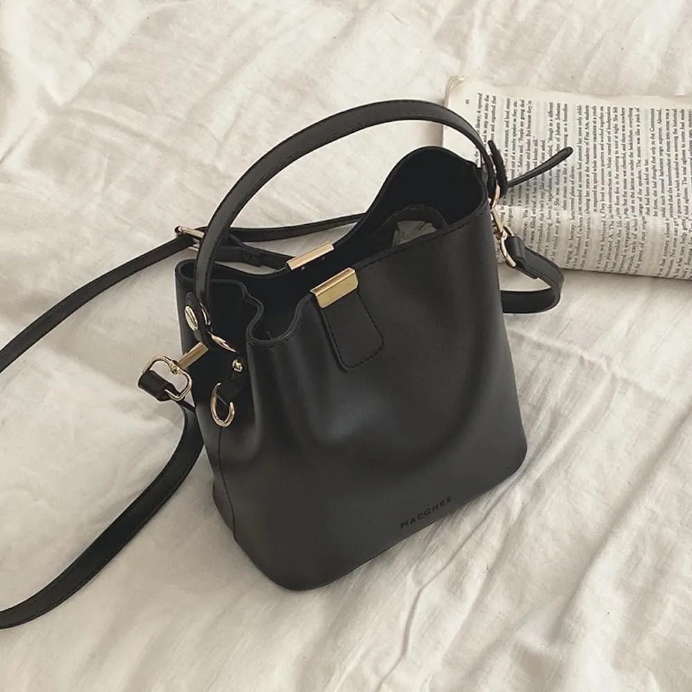 Vanilla Girl Aesthetic Small Bucket Bag for Women Small Satchel Bag Purses Crossbody Bag Handbag Mini Tote Bags