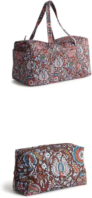 Vera Bradley Cotton Large Original Duffel   Large Cosmetic