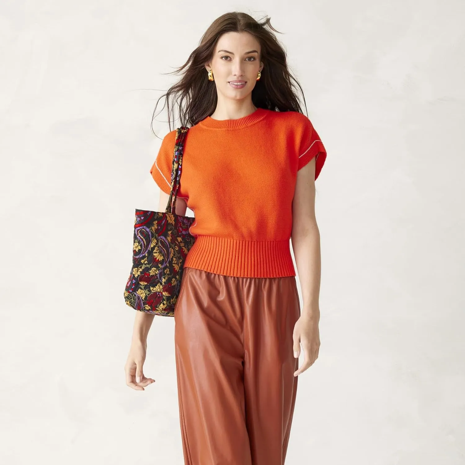Vera Bradley Premium Cotton Small Hathaway Tote